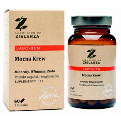 LABO-HEM Mocna krew 60kapsułek Laboratorium Zielarza cena 67,90zł
