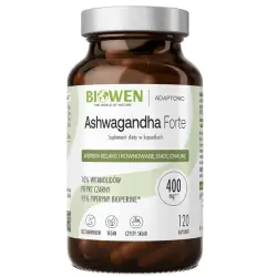 Biowen Ashwagandha Forte 120kapsułek cena 49,99zł