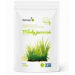 Kenay Młody jęczmień (Hordeum vulgare) BIO sproszkowany sok 200g cena 69,90zł