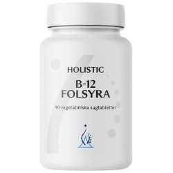 Holistic B-12 Folsyra 90tabletek do ssania cena 82,00zł