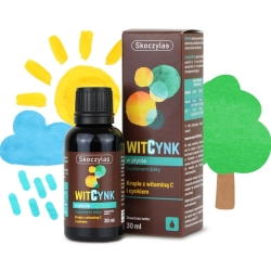 Skoczylas Witcynk Witamina C + Cynk w kroplach 30ml cena 34,00zł