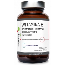 Kenay Witamina E Tokotrienole i Tokoferole TocoGaia™ Ultra 60kapsułek cena 84,90zł