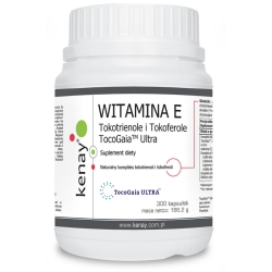 Kenay Witamina E Tokotrienole i Tokoferole TocoGaia™ Ultra 300kapsułek cena 319,95zł