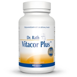 Dr Rath Vitacor plus 90kapsułek vege cena 199,39zł