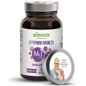Biowen Cytrynian magnezu 825mg 100kapsułek cena 38,90zł