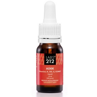 LABS212 Witaminy ADEK Liquid płyn 10ml cena 69,90zł