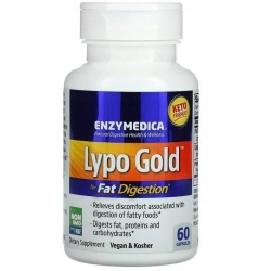 Enzymedica Lypo Gold 60kapsułek cena 129,90zł