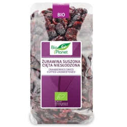 Żurawina suszona cięta niesłodzona BIO 400 g Bio Planet cena 56,35zł