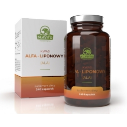 Slavito Kwas Alfa-Liponowy (ALA) 240kapsułek + próbki gratis  cena 189,99zł