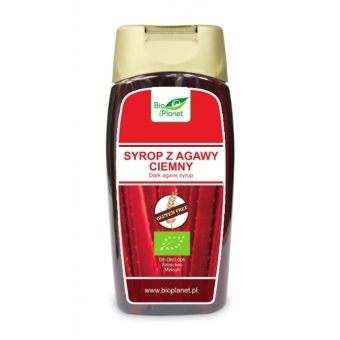 Syrop z agawy ciemny bezglutenowy 350 g (250 ml) BIO Bio Planet cena 14,19zł