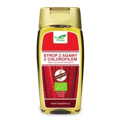 Syrop z agawy z chlorofilem bezglutenowy 350 g (250 ml) BIO Bio Planet cena 6,55zł