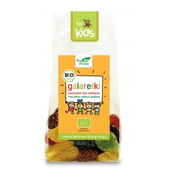 Galaretki owocowe dla dzieci 100 g Bio Planet cena 10,10zł