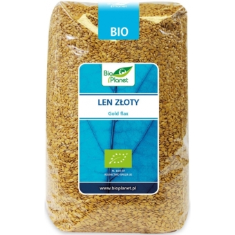 Len złoty 1 kg BIO Bio Planet cena 13,85zł