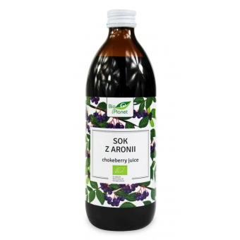 Sok z aronii 500 ml BIO Bio Planet cena 11,65zł