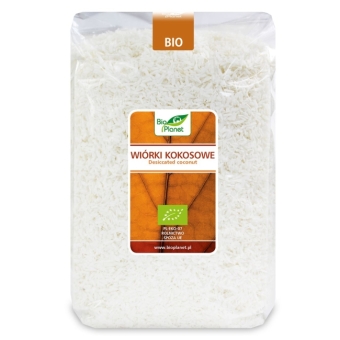 Wiórki kokosowe 1 kg BIO Bio Planet  cena 22,35zł