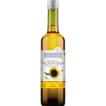 Olej słonecznikowy extra virgin 500 ml BIO Bio Planete cena 16,45zł