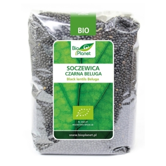 Soczewica czarna beluga 1 kg BIO Bio Planet cena 27,89zł