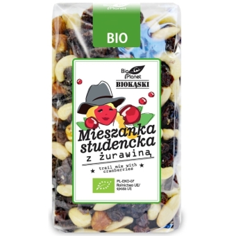 Mieszanka studencka z żurawiną 400 g BIO Bio Planet cena 32,99zł