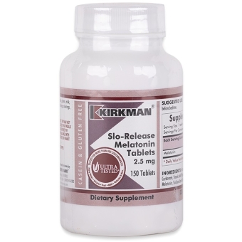 Kirkman Slo-Release Melatonin 2,5 mg 150tabletek cena 329,90zł