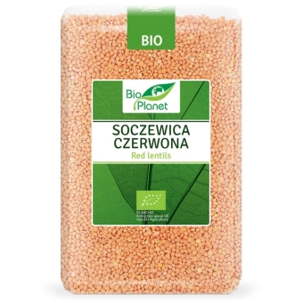 Soczewica czerwona 2 kg BIO Bio Planet cena 28,19zł