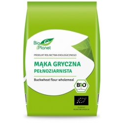 Mąka gryczana pełnoziarnista 500 g BIO Bio Planet cena 8,75zł