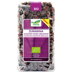 Żurawina słodzona sokiem jabłkowym BIO 400 g Bio Planet cena 39,35zł