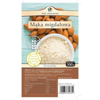 Mąka migdałowa bezglutenowa 500 g Pięć Przemian cena 23,40zł