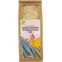 Płatki owsiane bezglutenowe błyskawiczne 500 g BIO Pięć Przemian cena 12,35zł