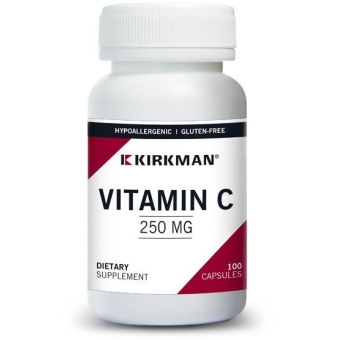 Kirkman Vitamin C 250mg (Hypoallergenic) witamina C 100kapsułek cena 119,00zł