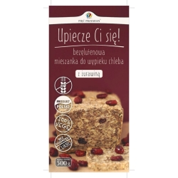 Mieszanka chleba bezglutenowego z żurawiną 500 g Pięć Przemian cena 18,15zł