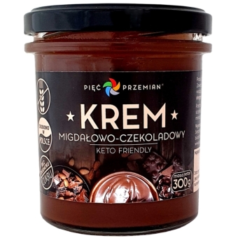 Krem migdałowo-czekoladowy KETO 300 g Pięć Przemian cena 37,19zł