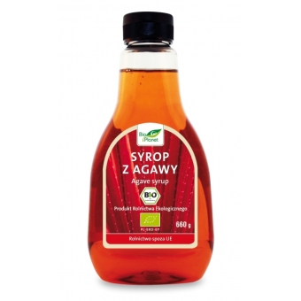 Syrop z agawy 660 g BIO BioPlanet  cena 24,09zł