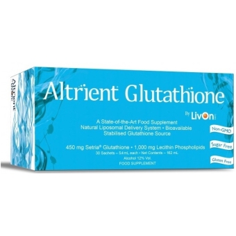 Altrient® GSH Liposomalny Glutation 450 mg LivOn Labs 30saszetek cena 406,55zł