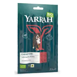 Przysmaki dla psa wołowe ze spiruliną i algami morskimi 3 sztuki (33 g) BIO Yarrah cena 9,35zł