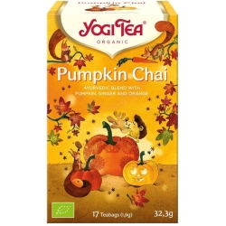 Herbata dyniowa (pumpkin chai ) BIO 17 saszetek Yogi Tea cena 12,15zł