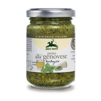 Pesto genovese (sos bazyliowy) 130 g BIO Alce Nero cena 17,09zł