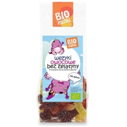 Wężyki bez żelatyny 100 g BIO Biominki cena 11,19zł
