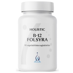 Holistic Witamina B12 metylkobalamina kwas foliowy 100tabletek cena 87,00zł