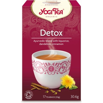 Herbata oczyszczająca detox 17 saszetek x 1,8g BIO Yogi Tea cena 11,85zł