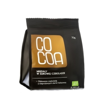 Cocoa migdały w surowej czekoladzie 70 g BIO cena 10,95zł