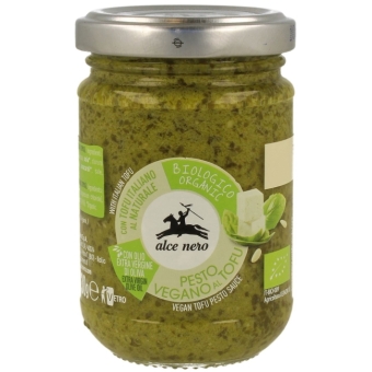 Pesto bazyliowe z tofu wegańskie 130 g BIO Alce Nero  cena 17,15zł