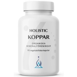 Holistic Koppar Miedź organiczna 2mg 90kapsułek cena 72,00zł
