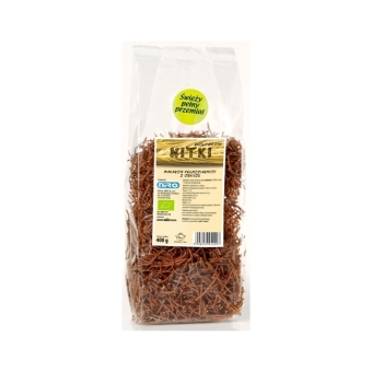 Makaron pełnoziarnisty z orkiszu nitki 400 g BIO Niro cena 14,89zł