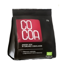 Cocoa jagody goji w surowej czekoladzie 70 g BIO cena 15,95zł