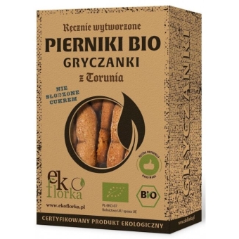 Pierniki gryczanki bez cukru 160 g BIO Ekoflorka cena 21,35zł