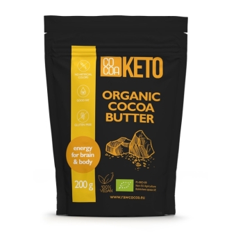 Tłuszcz kakaowy Keto bezglutenowy BIO 200 g Cocoa cena 75,99zł