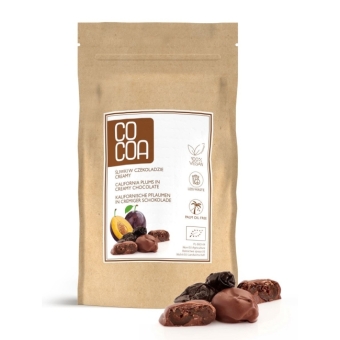 Śliwki kalifornijskie w czekoladzie Creamy BIO 200 g Cocoa cena 29,59zł