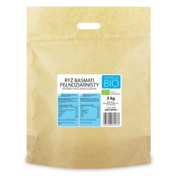 Ryż basmati pełnoziarnisty 5 kg BIO Horeca cena 71,45zł