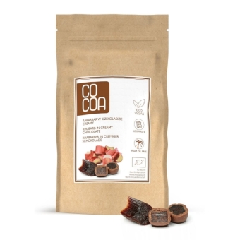 Rabarbar w czekoladzie creamy BIO 200 g Cocoa cena 33,20zł