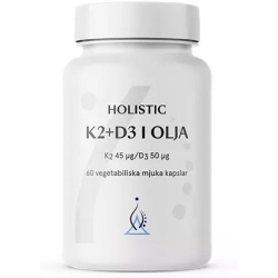 Holistic Witamina K2+D3 i kokosolja 60kapsułek cena 129,00zł
